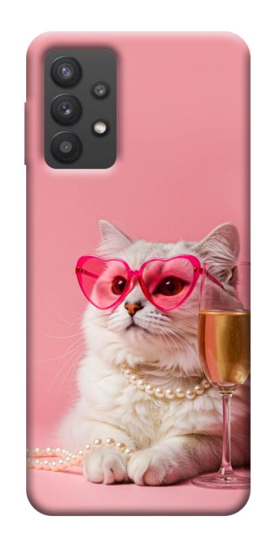 Чехол itsPrint Pinky cat для Samsung Galaxy A32 (A326B) 5G, животные, купить оптом с доставкой