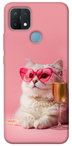 Чохол itsPrint Pinky cat для Oppo A15s / A15