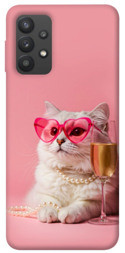 Чехол itsPrint Pinky cat для Samsung Galaxy A32 (A325F) 4G