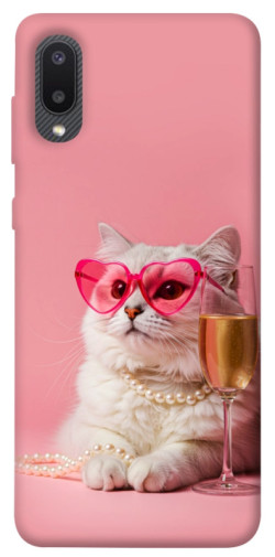 Чохол itsPrint Pinky cat для Samsung Galaxy A02