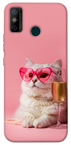 Чехол itsPrint Pinky cat для TECNO Spark 6 Go