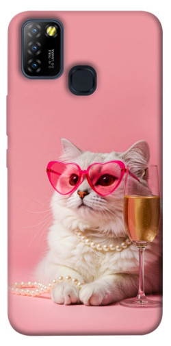 Чехол itsPrint Pinky cat для Infinix Hot 10 Lite