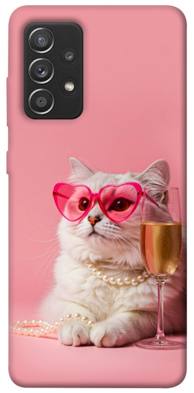 Чохол itsPrint Pinky cat для Samsung Galaxy A52 4G / A52 5G, тварини, купити оптом з доставкою