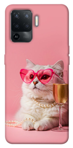 Чехол itsPrint Pinky cat для Oppo Reno 5 Lite