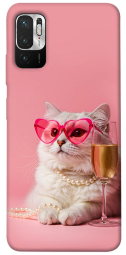 Чохол itsPrint Pinky cat для Xiaomi Redmi Note 10 5G