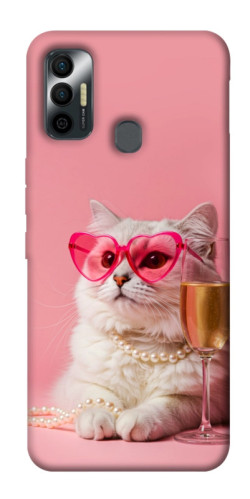 Чехол itsPrint Pinky cat для TECNO Spark 7