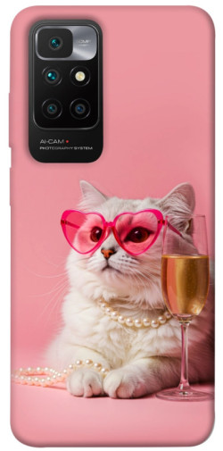 Чохол itsPrint Pinky cat для Xiaomi Redmi 10