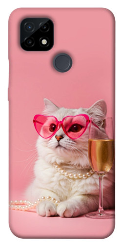 Чехол itsPrint Pinky cat для Realme C21