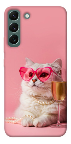 Чохол itsPrint Pinky cat для Samsung Galaxy S22+