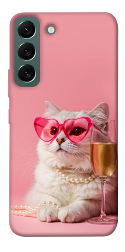 Чохол itsPrint Pinky cat для Samsung Galaxy S22