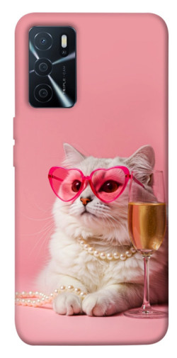 Чехол itsPrint Pinky cat для Oppo A16s / A16