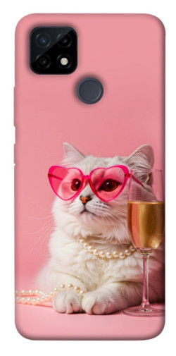 Чехол itsPrint Pinky cat для Realme C21Y