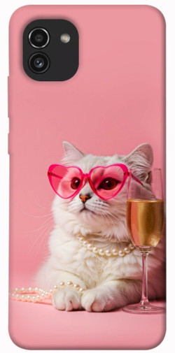 Чохол itsPrint Pinky cat для Samsung Galaxy A03