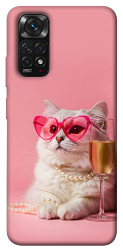 Чохол itsPrint Pinky cat для Xiaomi Redmi Note 11 (Global) / Note 11S