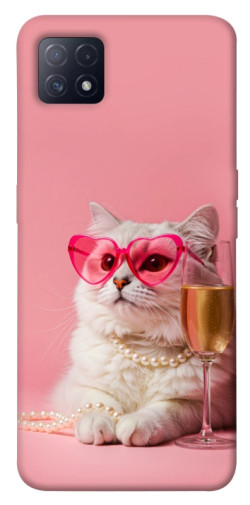 Чехол itsPrint Pinky cat для Oppo A72 5G / A73 5G