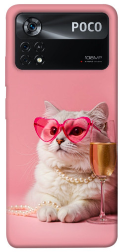 Чехол itsPrint Pinky cat для Xiaomi Poco X4 Pro 5G
