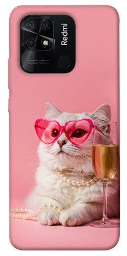 Чохол itsPrint Pinky cat для Xiaomi Redmi 10C