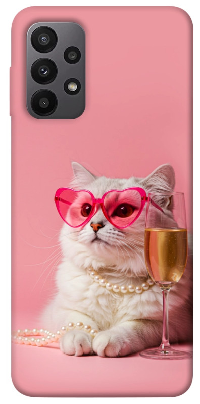 Чехол itsPrint Pinky cat для Samsung Galaxy A23 4G, животные, купить оптом с доставкой