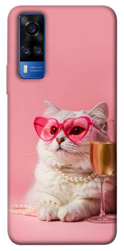 Чехол itsPrint Pinky cat для Vivo Y51a