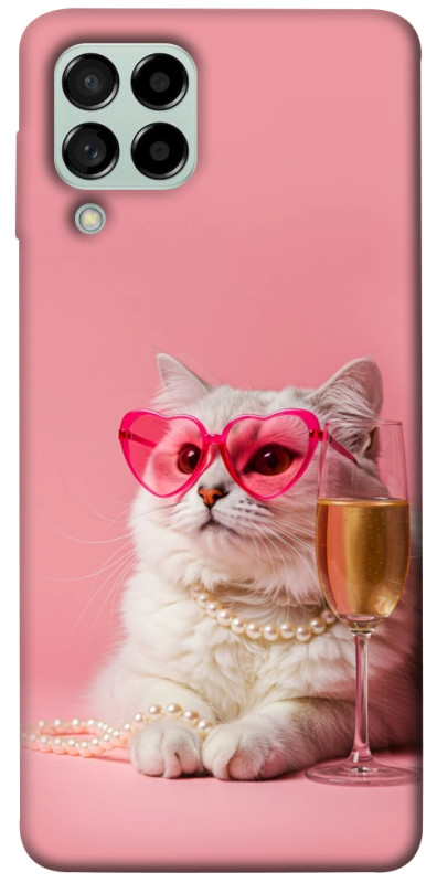 Чехол itsPrint Pinky cat для Samsung Galaxy M53 5G, животные, купить оптом с доставкой