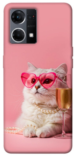 Чохол itsPrint Pinky cat для Oppo Reno 7 4G