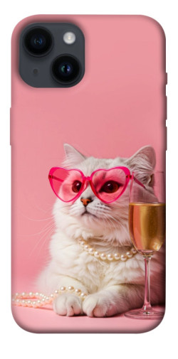 Чехол itsPrint Pinky cat для Apple iPhone 14 (6.1")