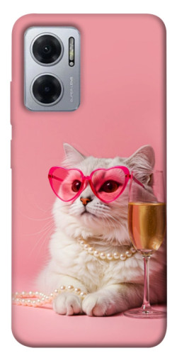 Чехол itsPrint Pinky cat для Xiaomi Redmi Note 11E