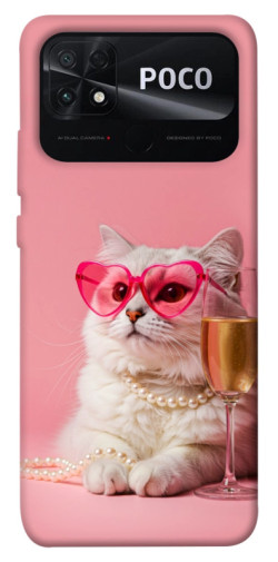 Чехол itsPrint Pinky cat для Xiaomi Poco C40