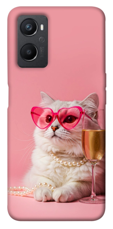 Чехол itsPrint Pinky cat для Oppo A96, животные, купить оптом с доставкой