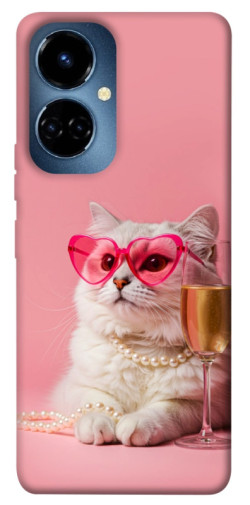 Чехол itsPrint Pinky cat для TECNO Camon 19 (CI6n) / 19 Pro (CI8n)