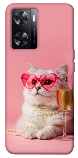 Чохол itsPrint Pinky cat для Oppo A57s