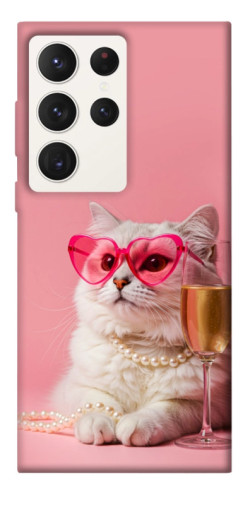Чехол itsPrint Pinky cat для Samsung Galaxy S23 Ultra