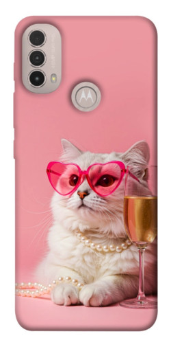 Чехол itsPrint Pinky cat для Motorola Moto E40