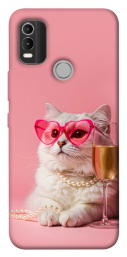 Чехол itsPrint Pinky cat для Nokia C21 Plus