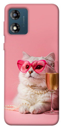 Чехол itsPrint Pinky cat для Motorola Moto E13