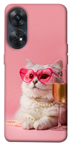 Чехол itsPrint Pinky cat для Oppo Reno 8 T 4G