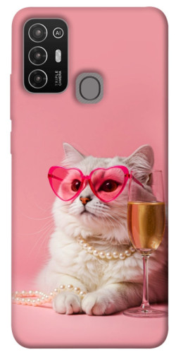 Чехол itsPrint Pinky cat для ZTE Blade A52
