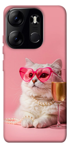 Чехол itsPrint Pinky cat для Tecno Spark Go 2023