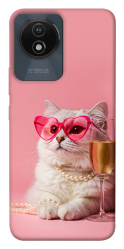 Чехол itsPrint Pinky cat для Vivo Y02