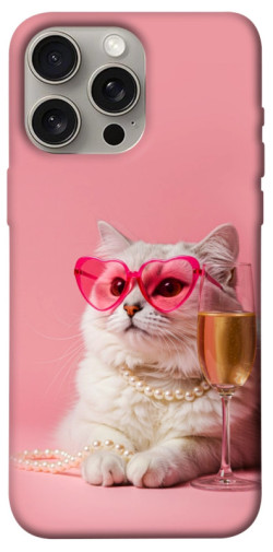Чехол itsPrint Pinky cat для Apple iPhone 15 Pro Max (6.7")