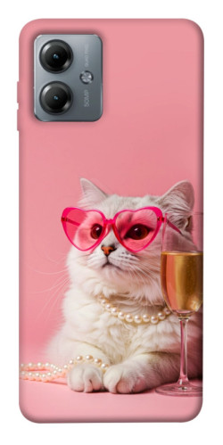 Чехол itsPrint Pinky cat для Motorola Moto G14