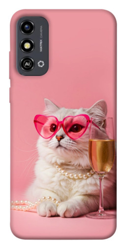 Чехол itsPrint Pinky cat для ZTE Blade A53