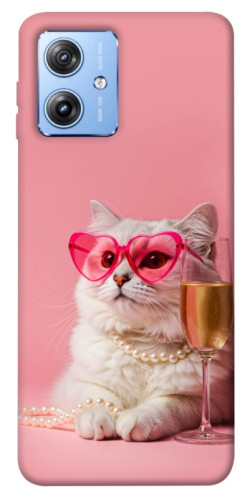 Чехол itsPrint Pinky cat для Motorola Moto G84