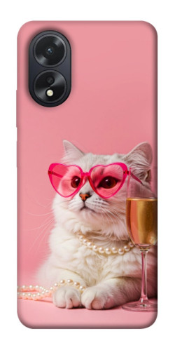 Чехол itsPrint Pinky cat для Oppo A38