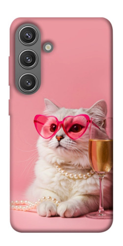 Чехол itsPrint Pinky cat для Samsung Galaxy S24