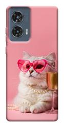 Чехол itsPrint Pinky cat для Motorola Edge 50 Fusion