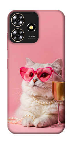 Чехол itsPrint Pinky cat для ZTE Blade A73 4G