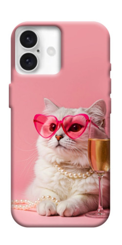 Чехол itsPrint Pinky cat для Apple iPhone 16 Plus (6.7")
