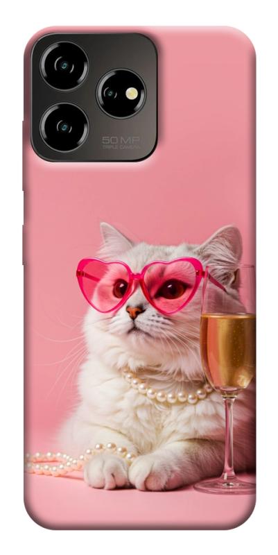 Чехол itsPrint Pinky cat для ZTE Blade V50 Desing 4G, животные, купить оптом с доставкой