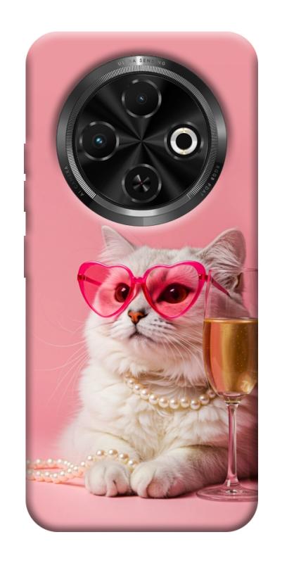 Чохол itsPrint Pinky cat для TECNO Spark 30C, тварини, купити оптом з доставкою